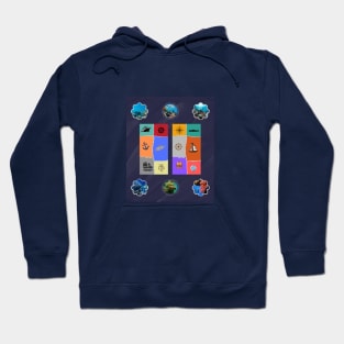 Marine Collage Hoodie